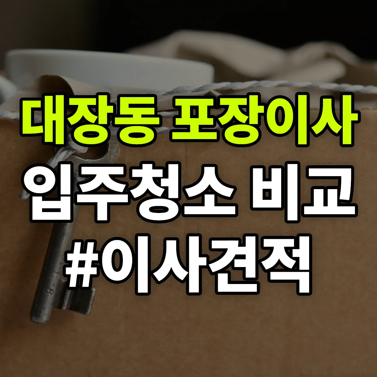 경기도 고양시 덕양구 대장동 포장이사·입주청소 비교견적 안내