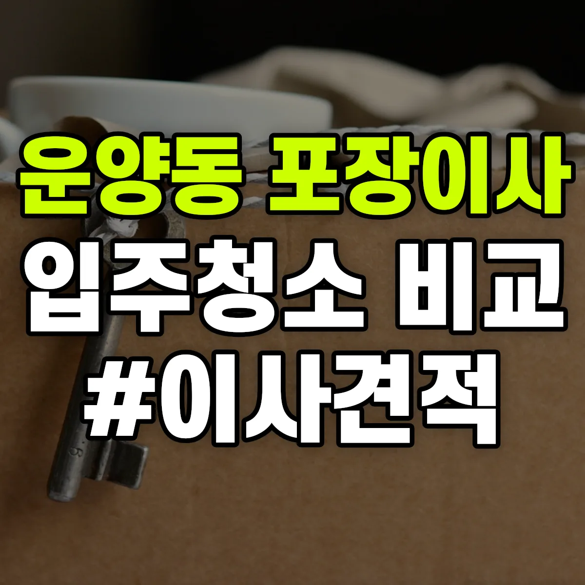 경기도 김포시 운양동 포장이사·입주청소 비교견적 안내