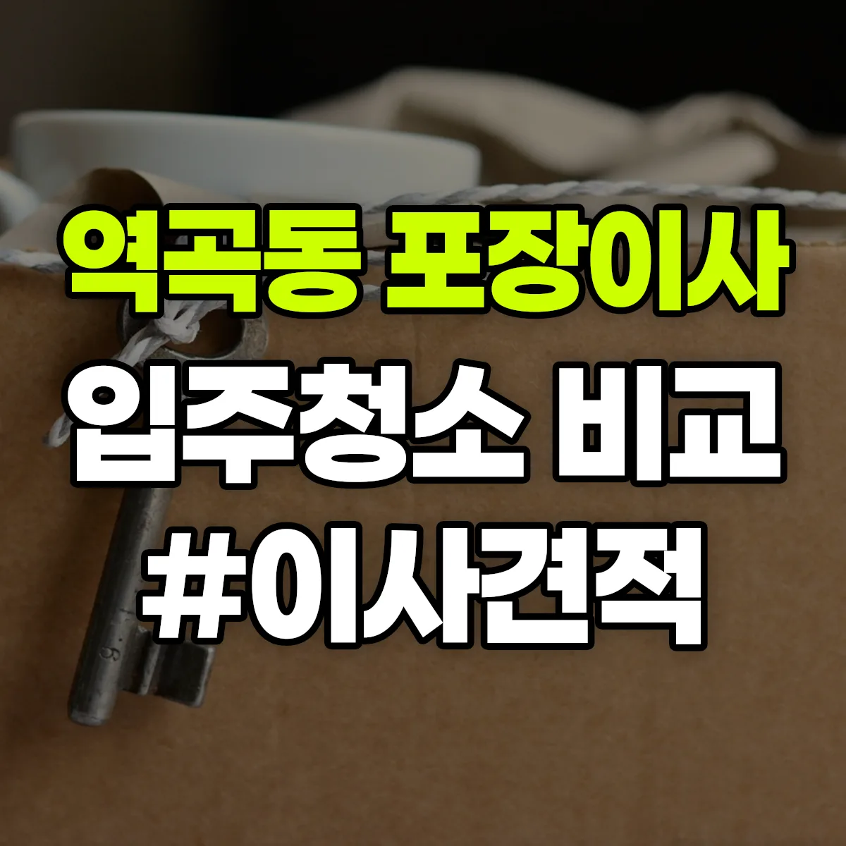 경기도 부천시 원미구 역곡동 포장이사·입주청소 비교견적 안내