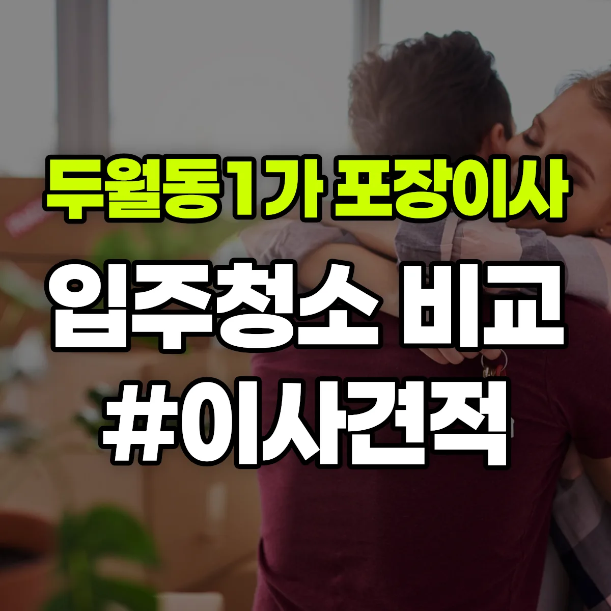 경상남도 창원시 마산합포구 두월동1가 포장이사·입주청소 비교견적 안내
