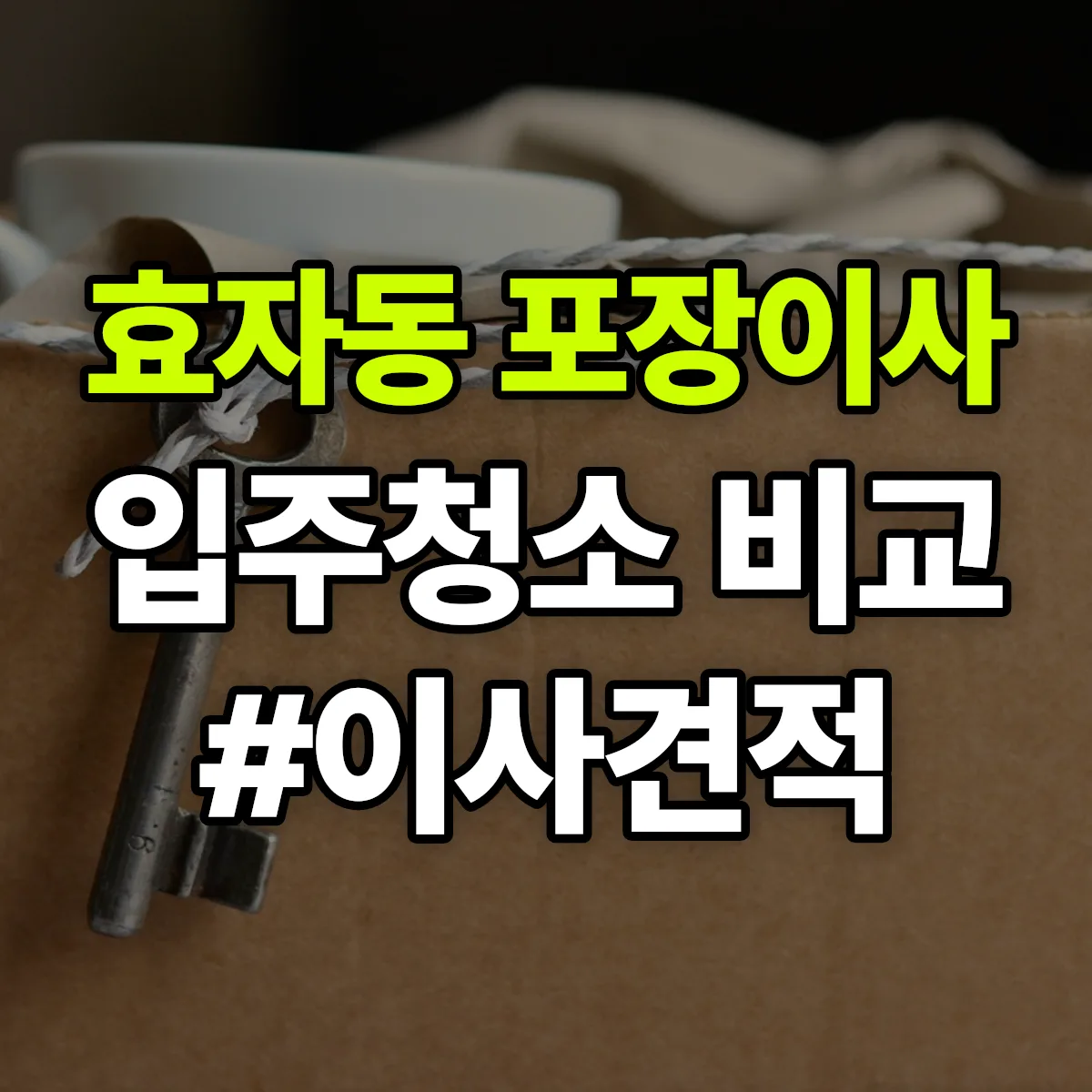 경상북도 포항시 남구 효자동 포장이사·입주청소 비교견적 안내