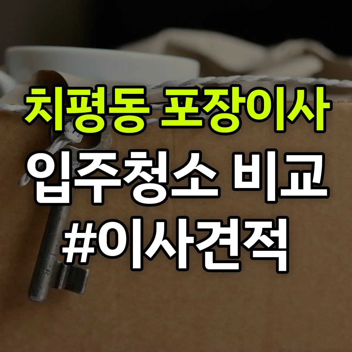 광주광역시 서구 치평동 포장이사·입주청소 비교견적 안내