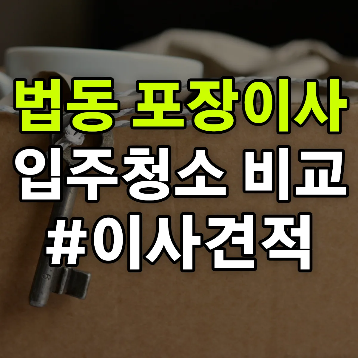 대전광역시 대덕구 법동 포장이사·입주청소 비교견적 안내