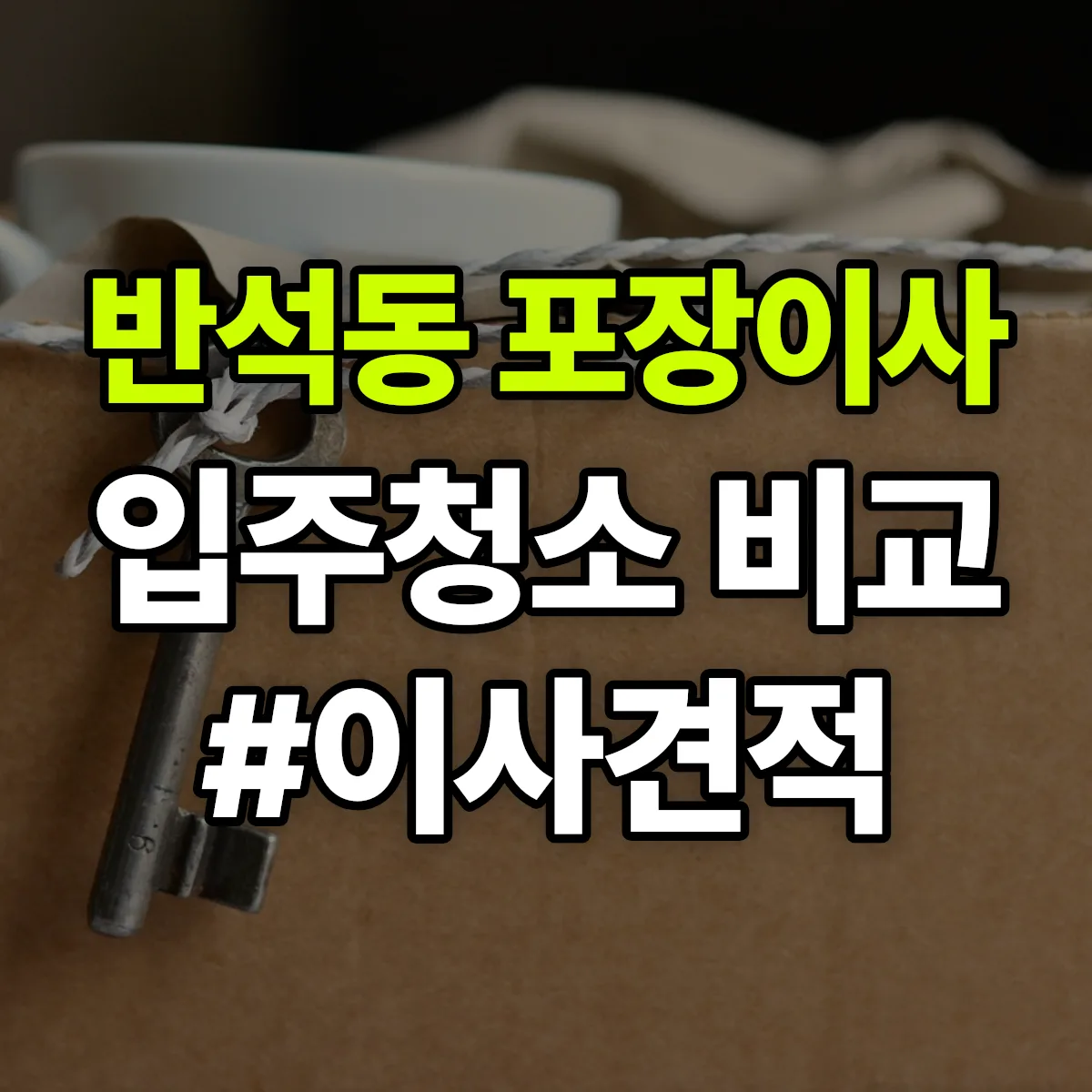 대전광역시 유성구 반석동 포장이사·입주청소 비교견적 안내