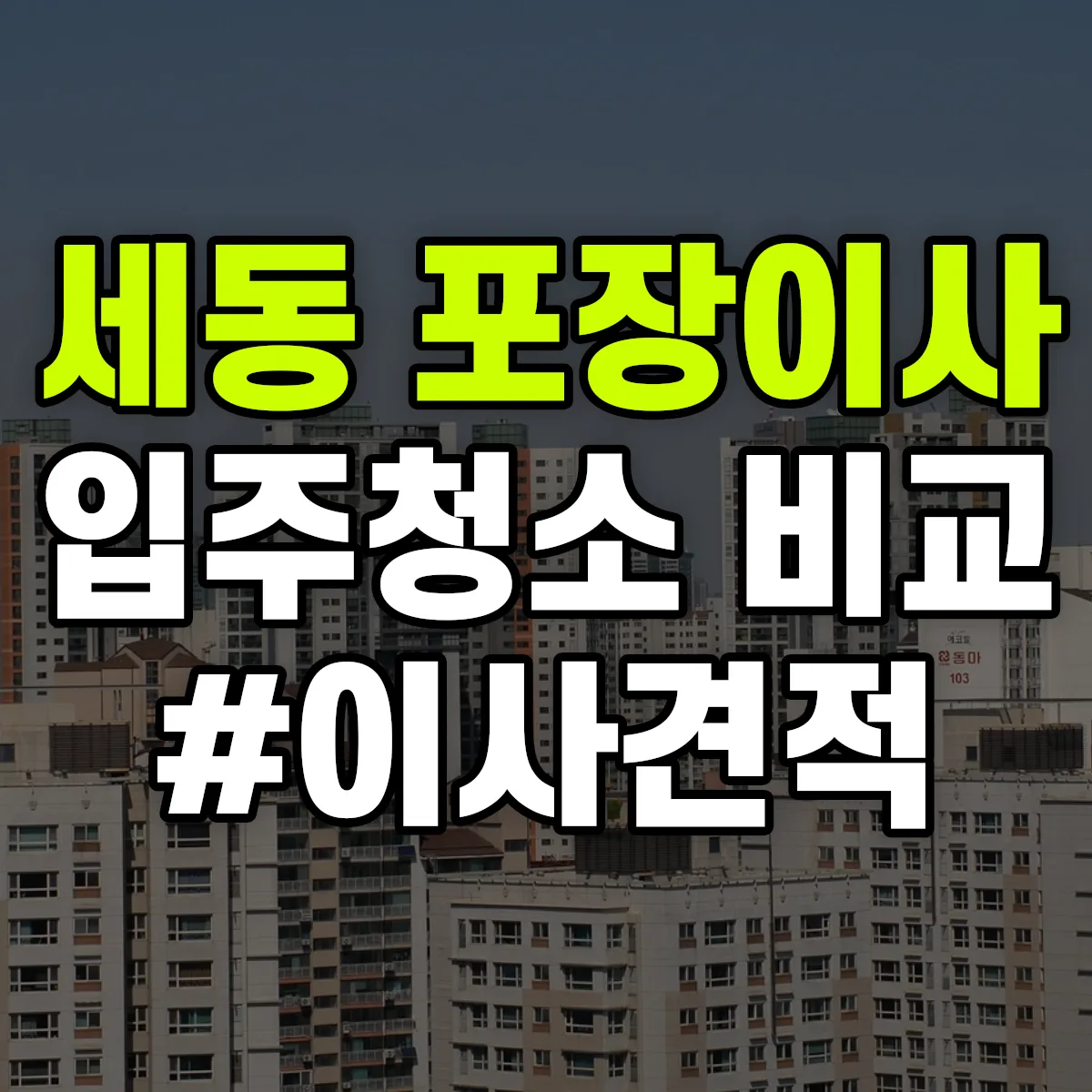 대전광역시 유성구 세동 포장이사·입주청소 비교견적 안내