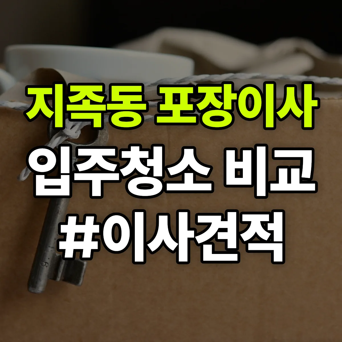 대전광역시 유성구 지족동 포장이사·입주청소 비교견적 안내