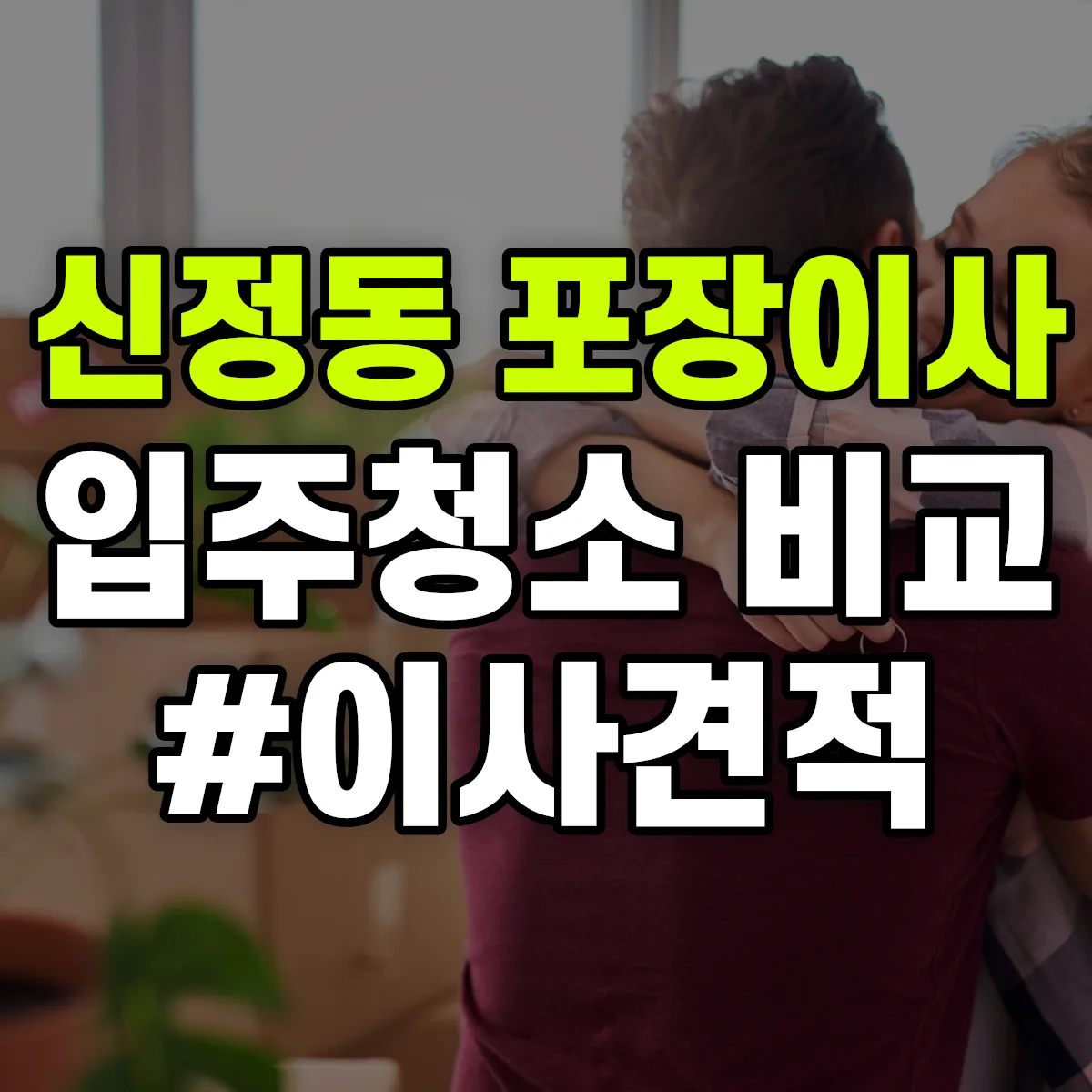 서울특별시 마포구 신정동 포장이사·입주청소 비교견적 안내