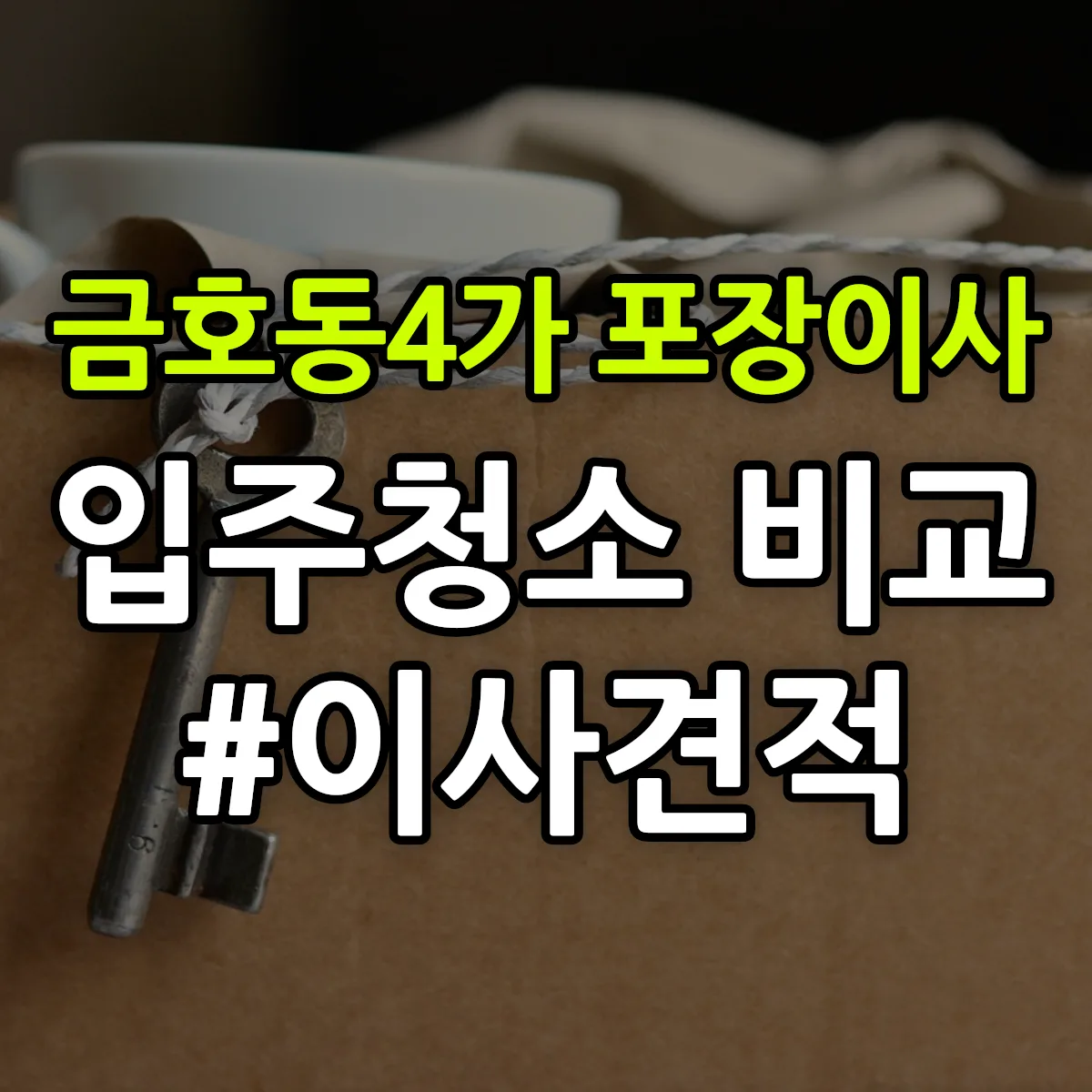 서울특별시 성동구 금호동4가 포장이사·입주청소 비교견적 안내