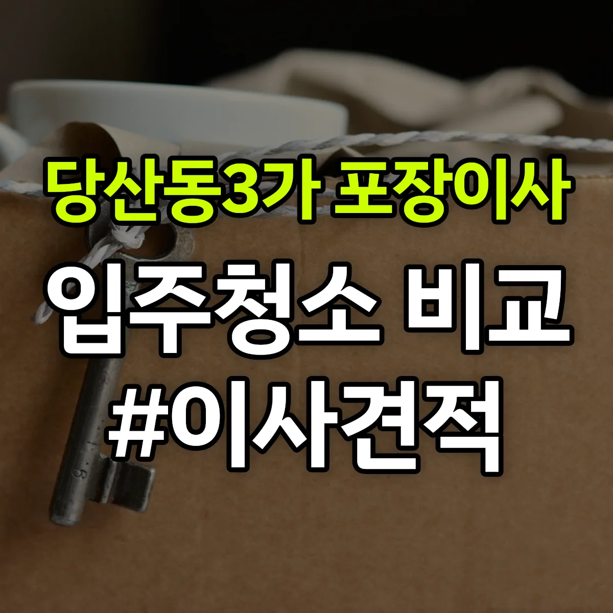 서울특별시 영등포구 당산동3가 포장이사·입주청소 비교견적 안내