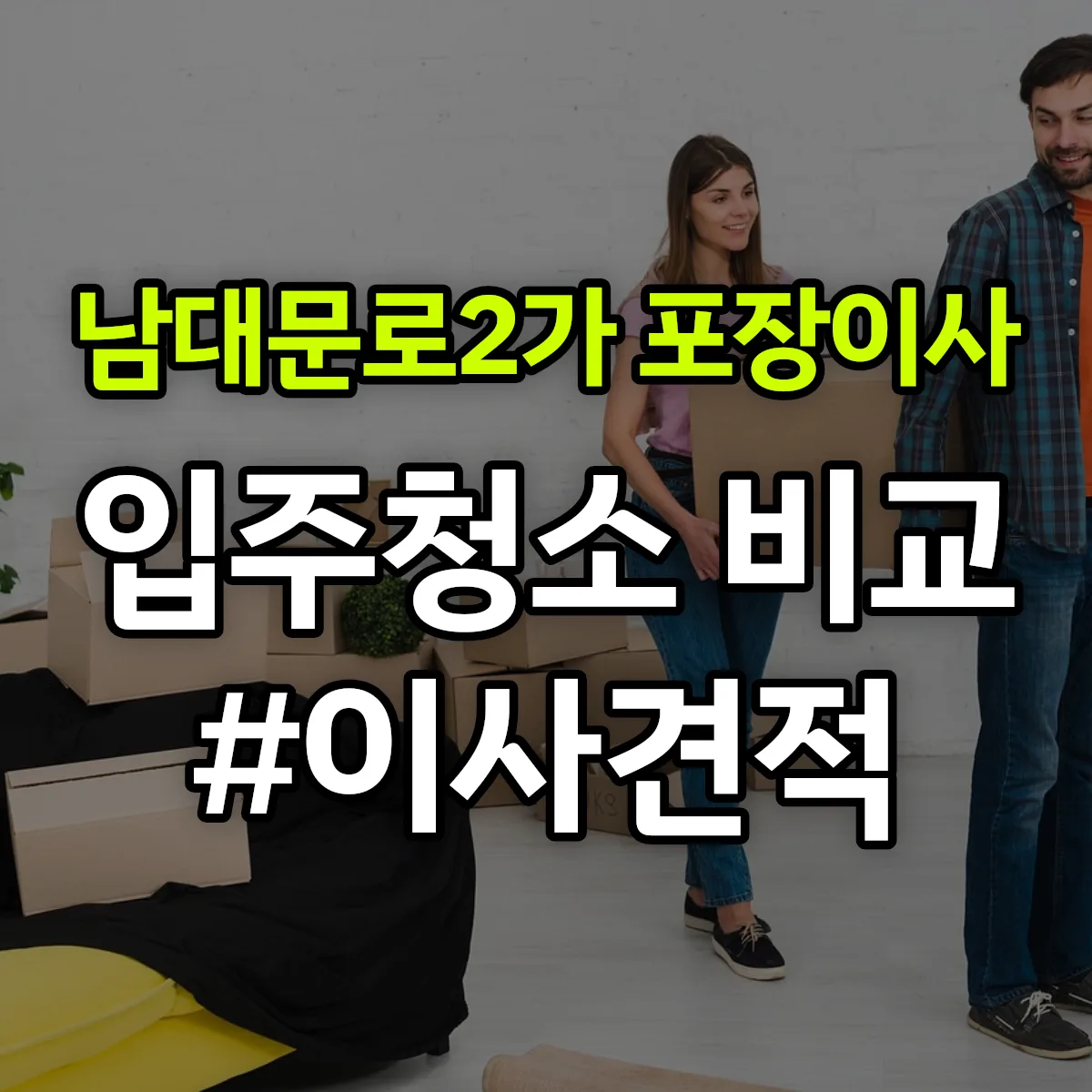 서울특별시 중구 남대문로2가 포장이사·입주청소 비교견적 안내