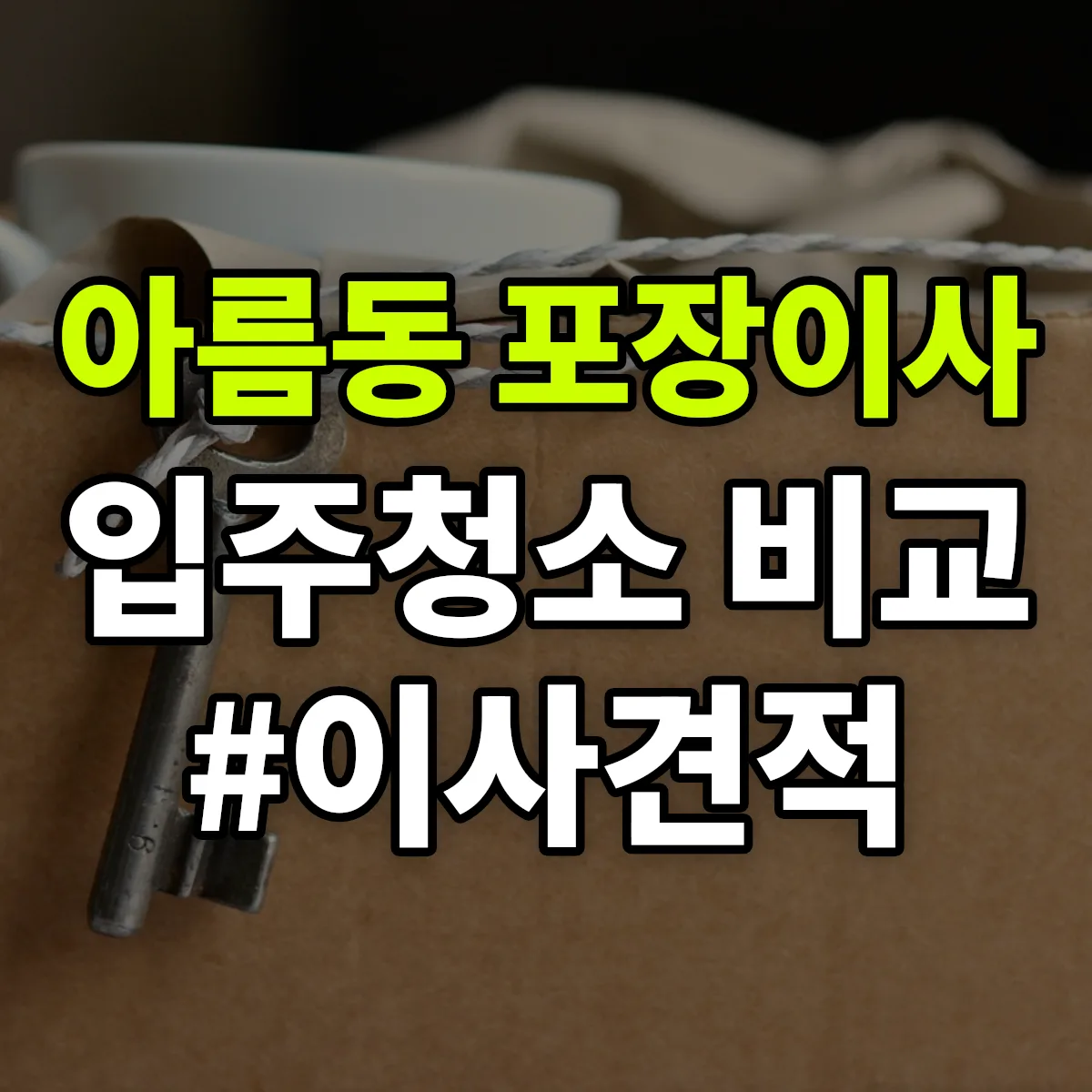 세종특별자치시 세종 아름동 포장이사·입주청소 비교견적 안내