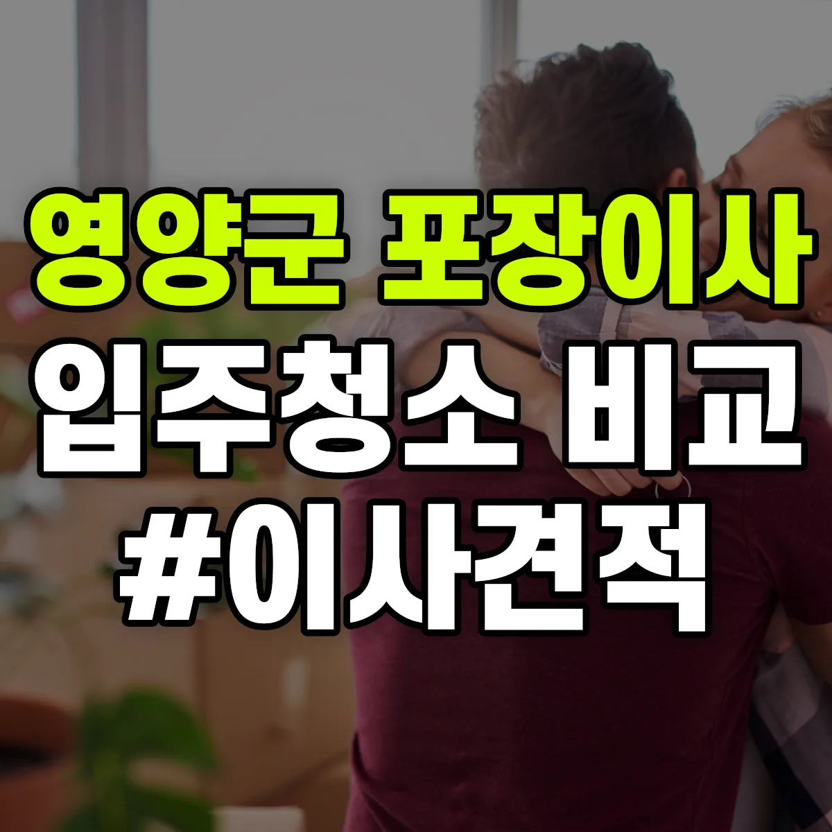 경상북도 영양군 포장이사·입주청소 비교견적 안내