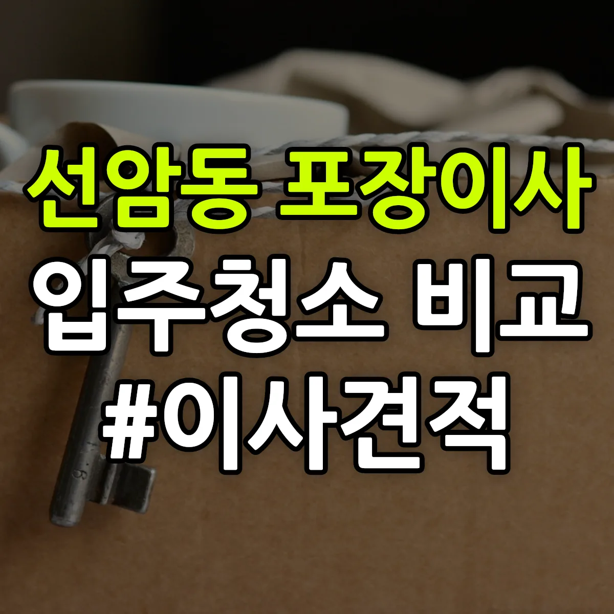 울산광역시 남구 선암동 포장이사·입주청소 비교견적 안내