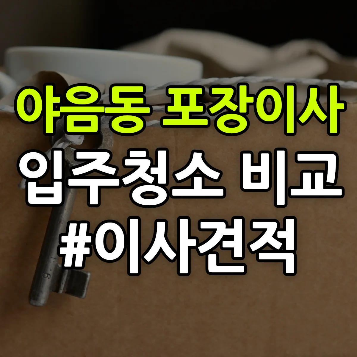 울산광역시 남구 야음동 포장이사·입주청소 비교견적 안내