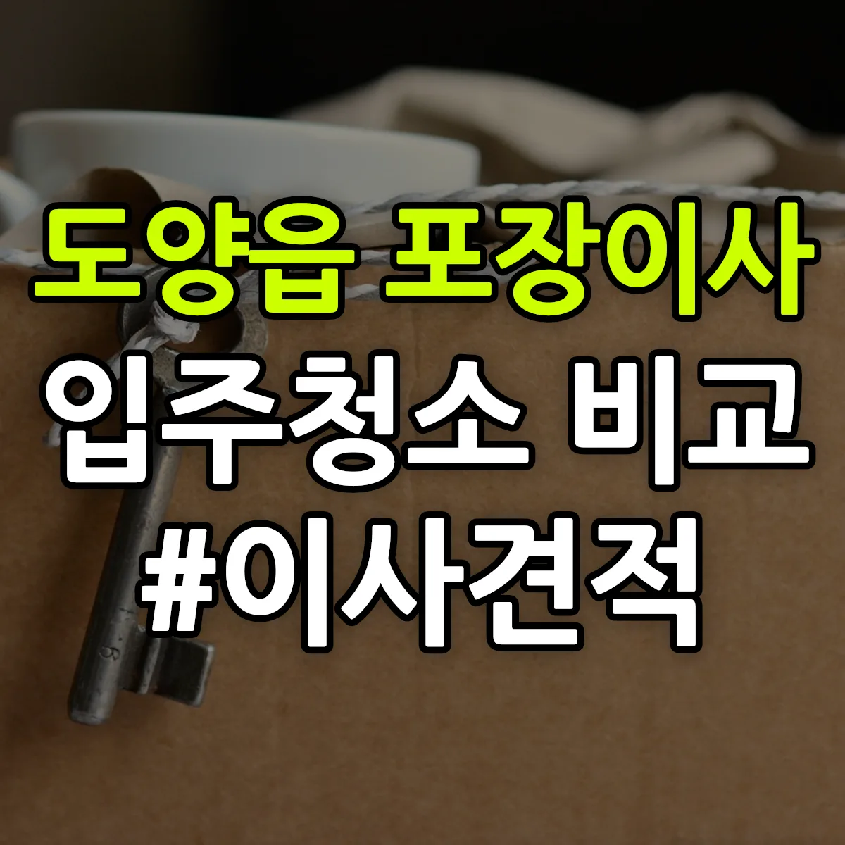 전라남도 고흥군 도양읍 포장이사·입주청소 비교견적 안내