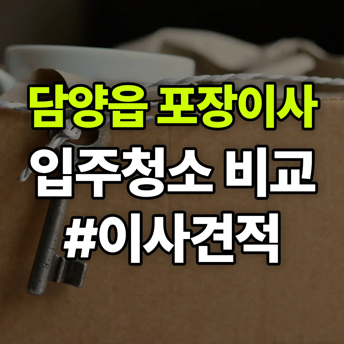 전라남도 담양군 담양읍 포장이사·입주청소 비교견적 안내