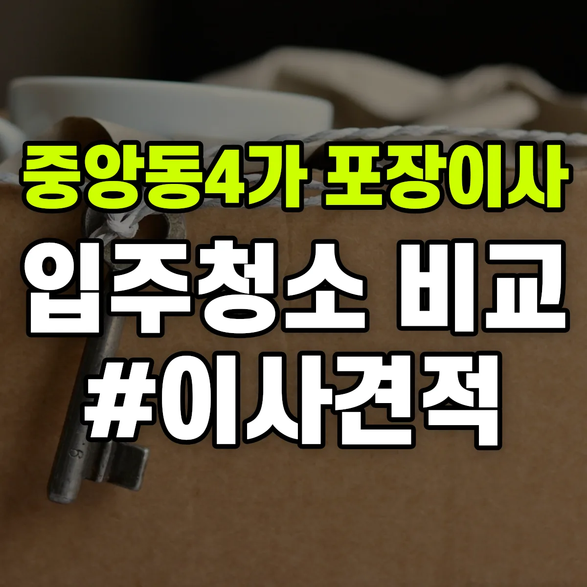전북특별자치도 전주시 완산구 중앙동4가 포장이사·입주청소 비교견적 안내